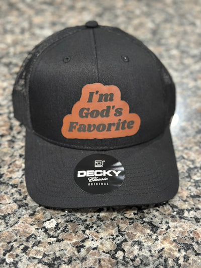 I'm God's Favorite Trucker Style Cap